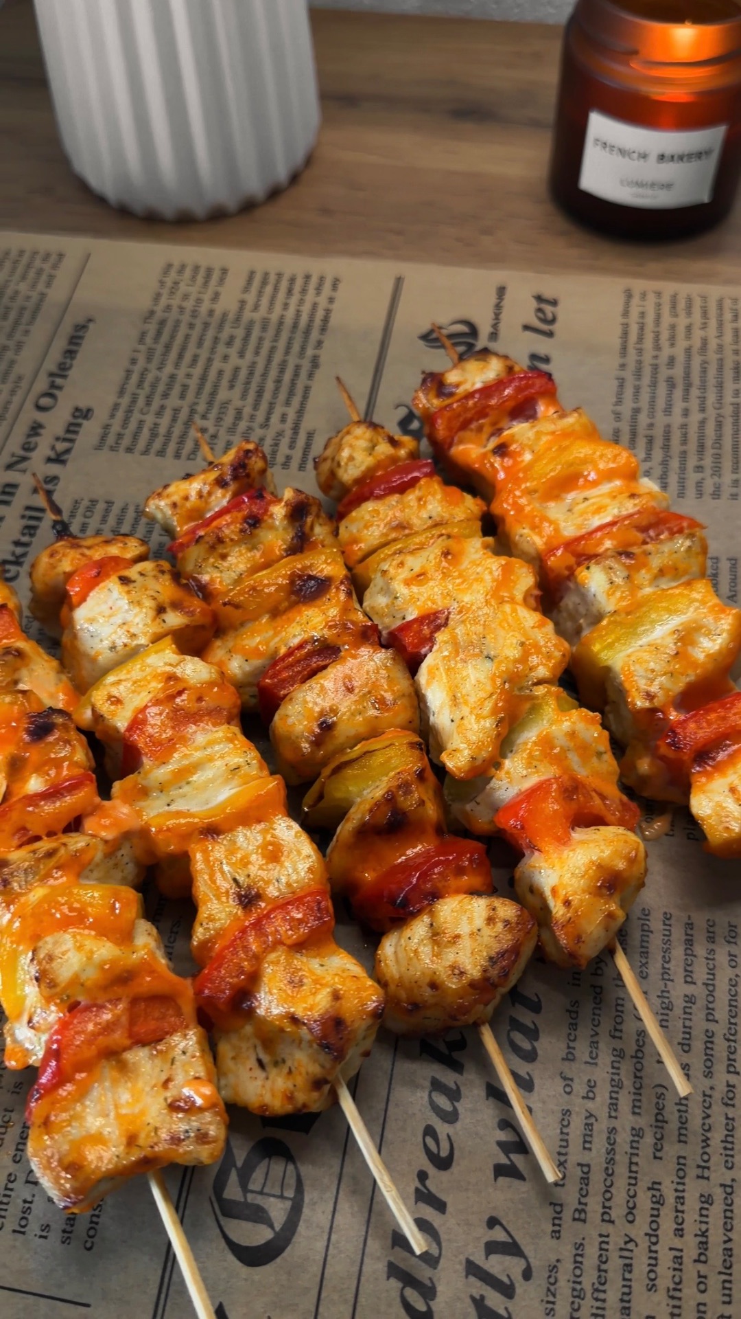 Куриные шашлычки🍖