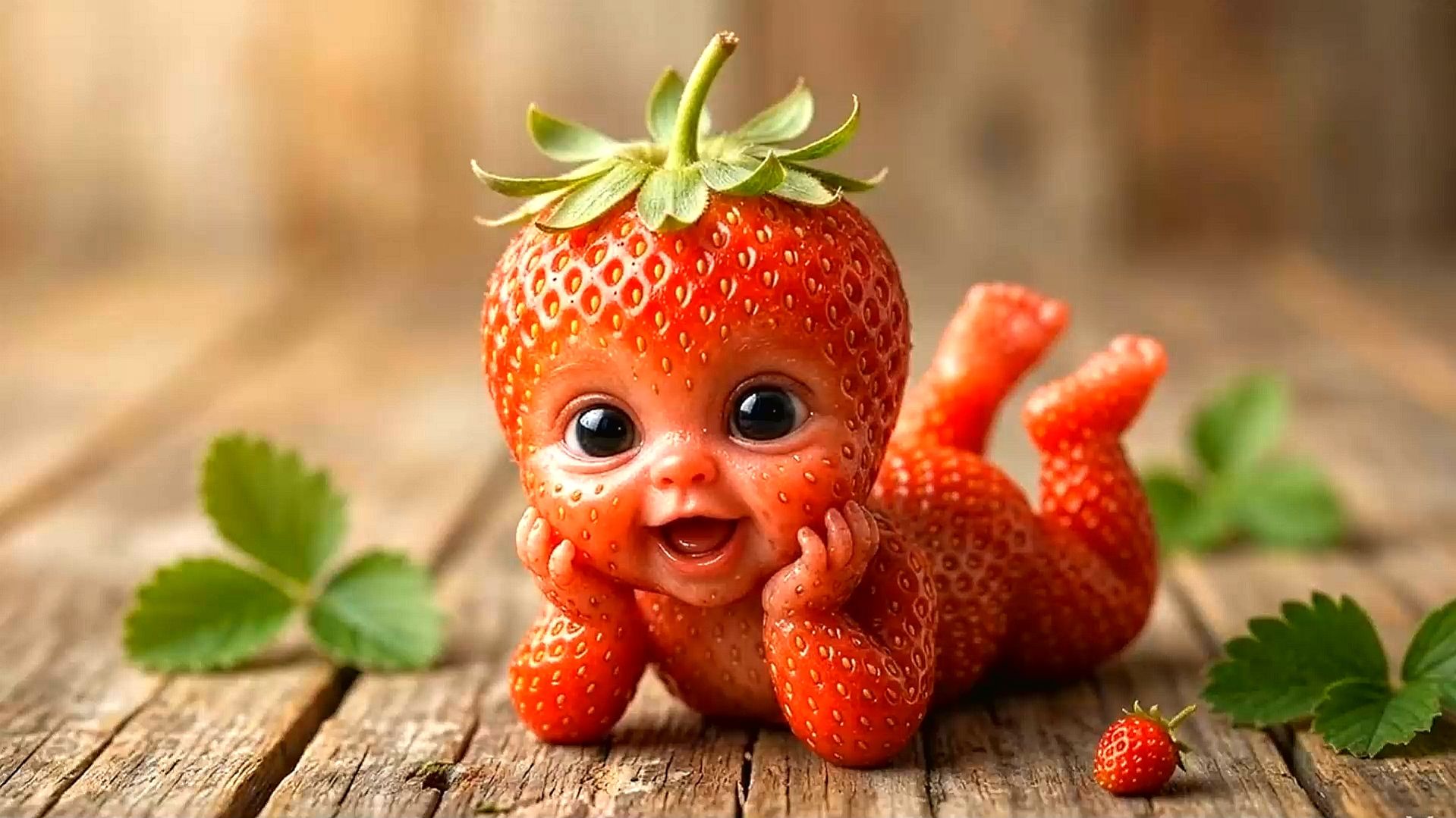 Милые фруктовые малыши едят настоящие фрукты - Невероятно приятное ASMR-видео