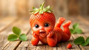 Милые фруктовые малыши едят настоящие фрукты - Невероятно приятное ASMR-видео