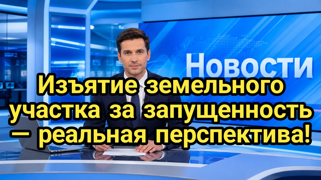 У собственников осталось два года на то, чтобы привести участки в порядок и избежать изъятия