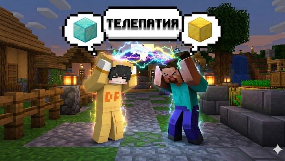 ТЕЛЕПАТИЯ БЛОКОВ ЧЕЛЛЕНДЖ В МАЙНКРАФТ