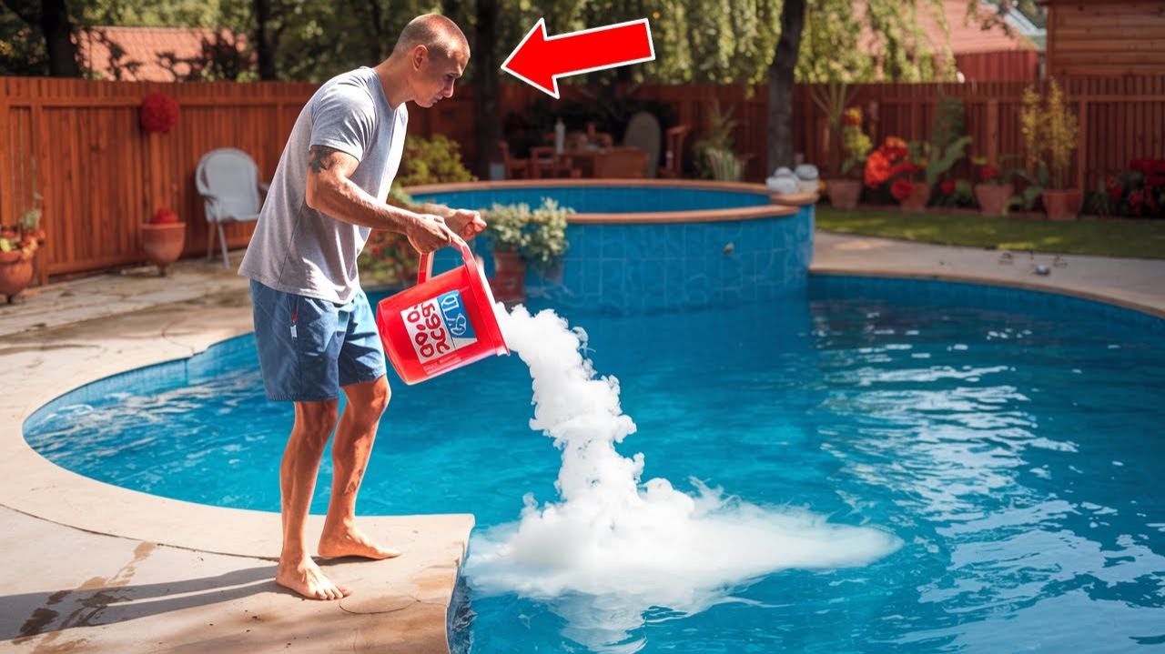 Один мужчина устал от того, что соседи пользуются его бассейном, и тогда он сделал ЭТО…