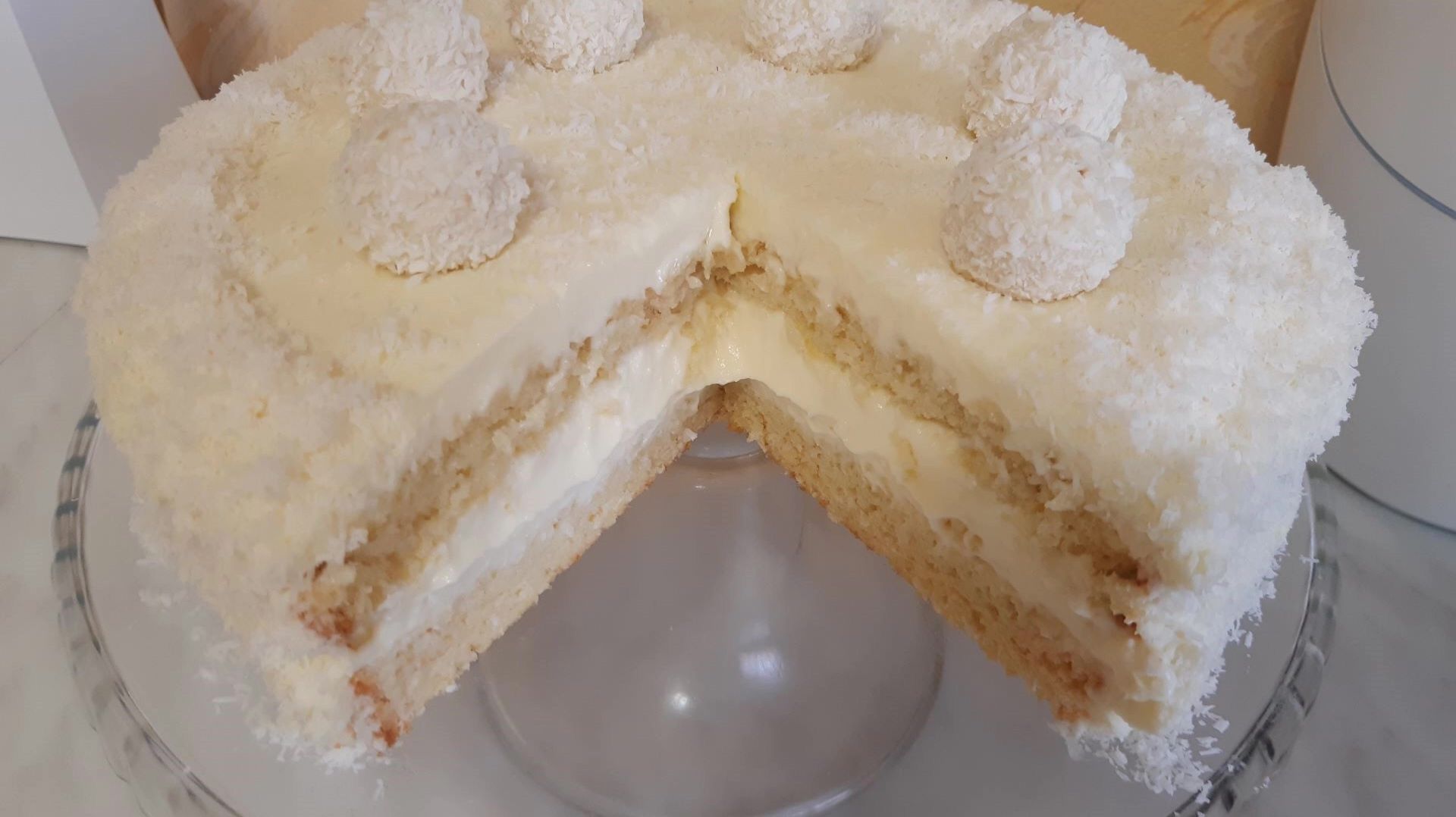 БЕЛОСНЕЖКА Торт как РАФАЭЛЛО и даже ВКУСНЕЕ!