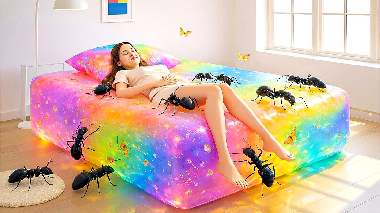 Какую безумную кровать вы бы выбрали? Невероятно приятное ASMR-видео