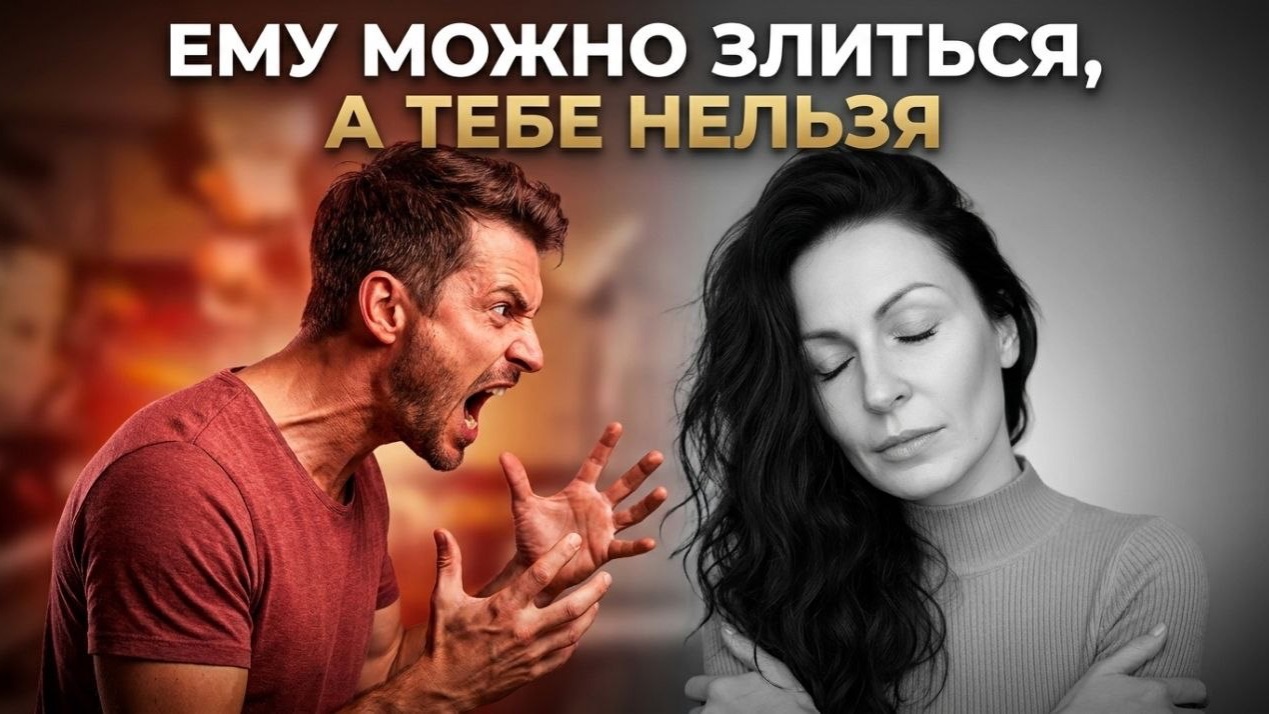 Ему можно злиться , а тебе нельзя