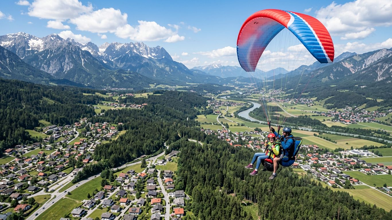 🌤️🌟 Параплан — это не просто средство передвижения, а настоящая свобода!