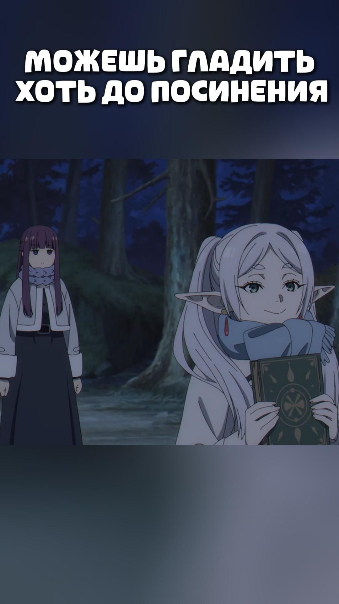 МОЖЕШЬ ГЛАДИТЬ ХОТЬ ДО ПОСИНЕНИЯ#anime#shorts#анимемоменты#Провожающая в последний путь Фрирен 2