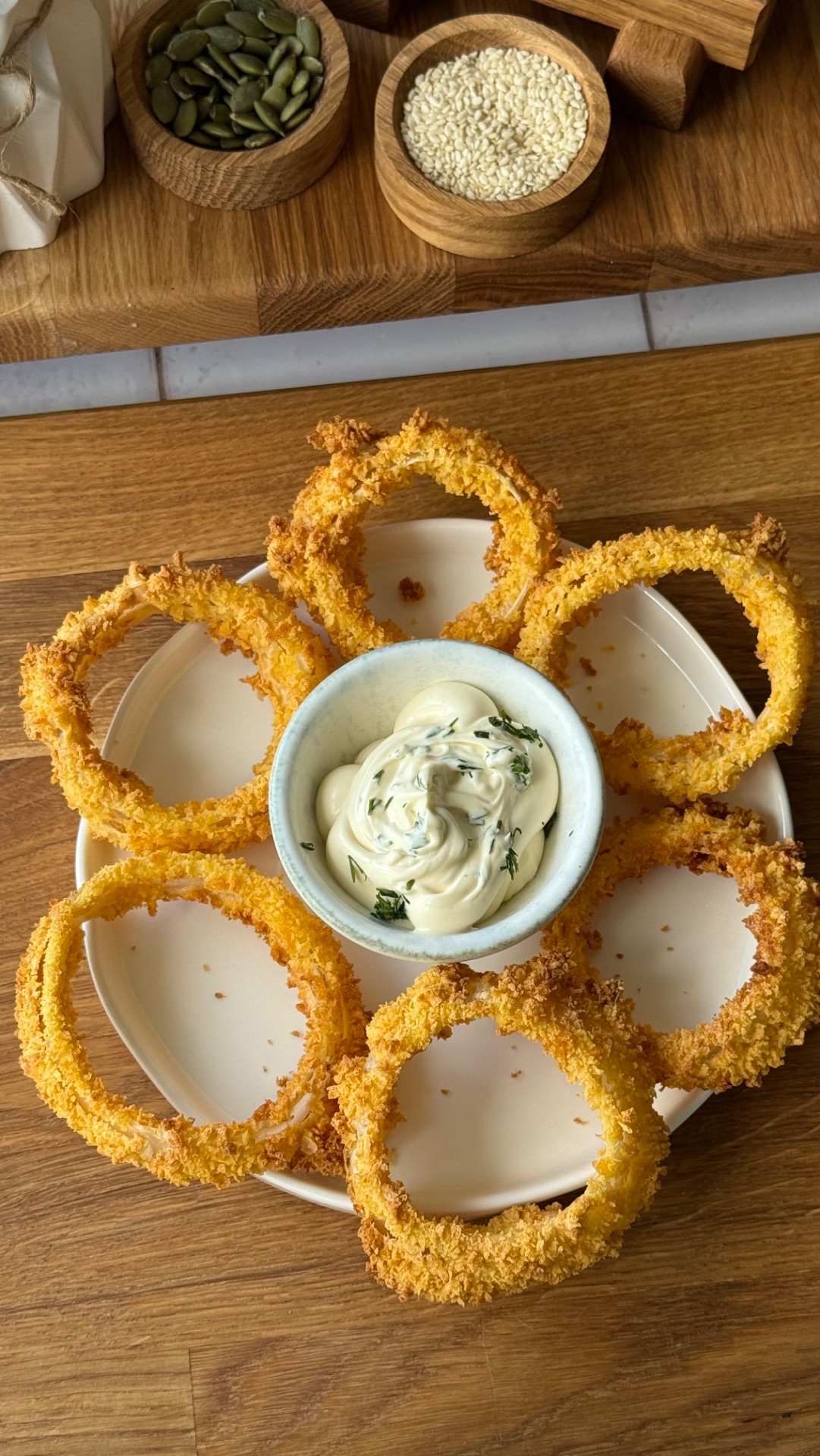 Хрустящие сочные луковые кольца 😍