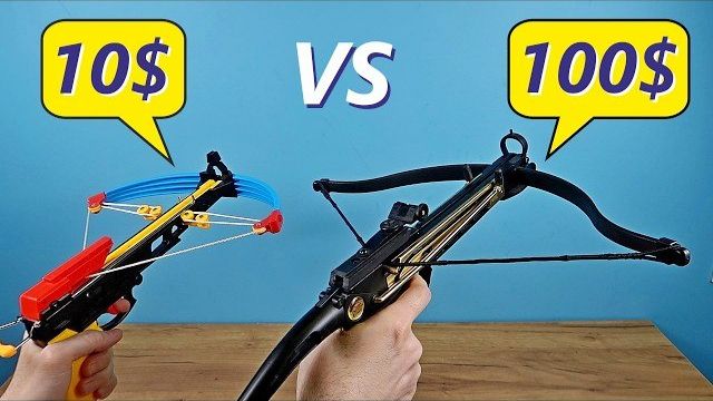 Арбалет за 10$ vs 100$ - Результат удивил! Alex Boyka