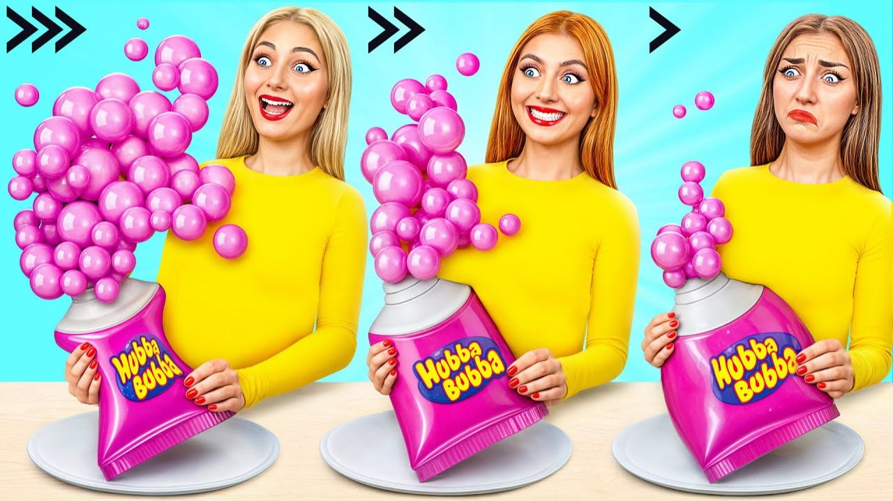 Быстрая Средняя или Медленная Скорость Еды Челлендж # Смешные Кухонные Войны от Bubba DO Challenge