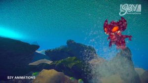 Baby Destoroyah vs. Mutant Megalodon – Animation 16