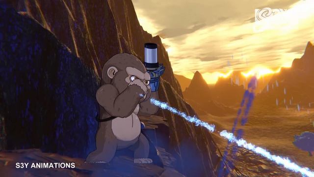 Baby Godzilla, Kong vs Muto – Animation 14