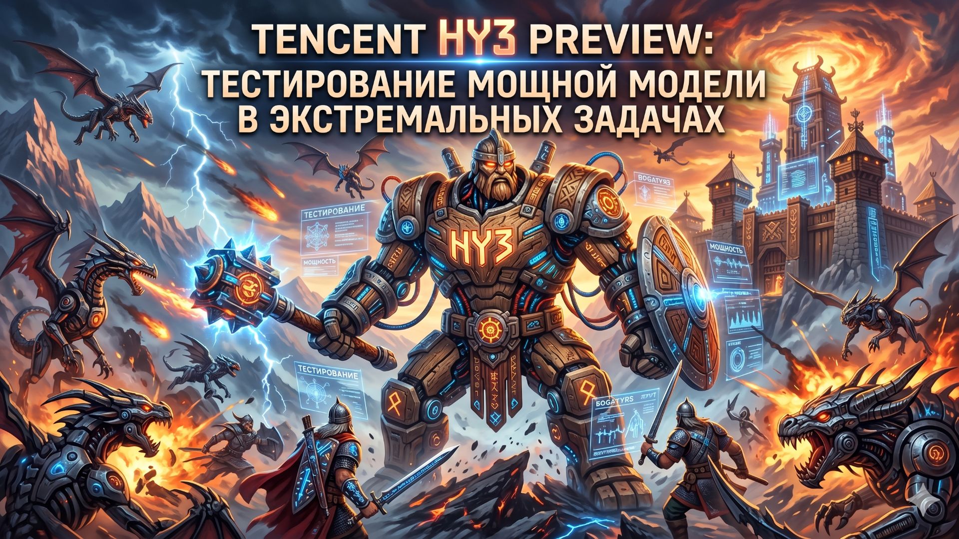 Восход HY3 Новая легенда в ИИ Tencent HY3 Preview Тестирование мощной модели в экстремальных задачах