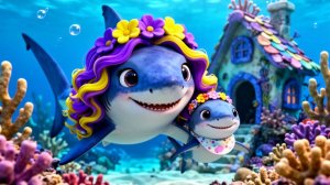 🌈ВЕСЁЛАЯ МУЛЬТИК‑ПЕСЕНКА: Я АКУЛА ТУ-ТУ-ТУ!👶🎶 Детские развивающие песенки