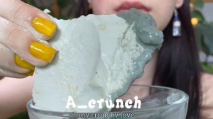 Мокрый хруст с Пастой/ Мел Снежок и Халань/ASMR/MCL ❣️🤍