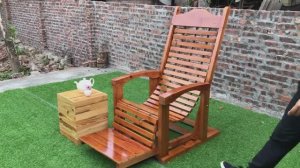 Самодельное деревянное качающееся кресло — идеальный проект для дома