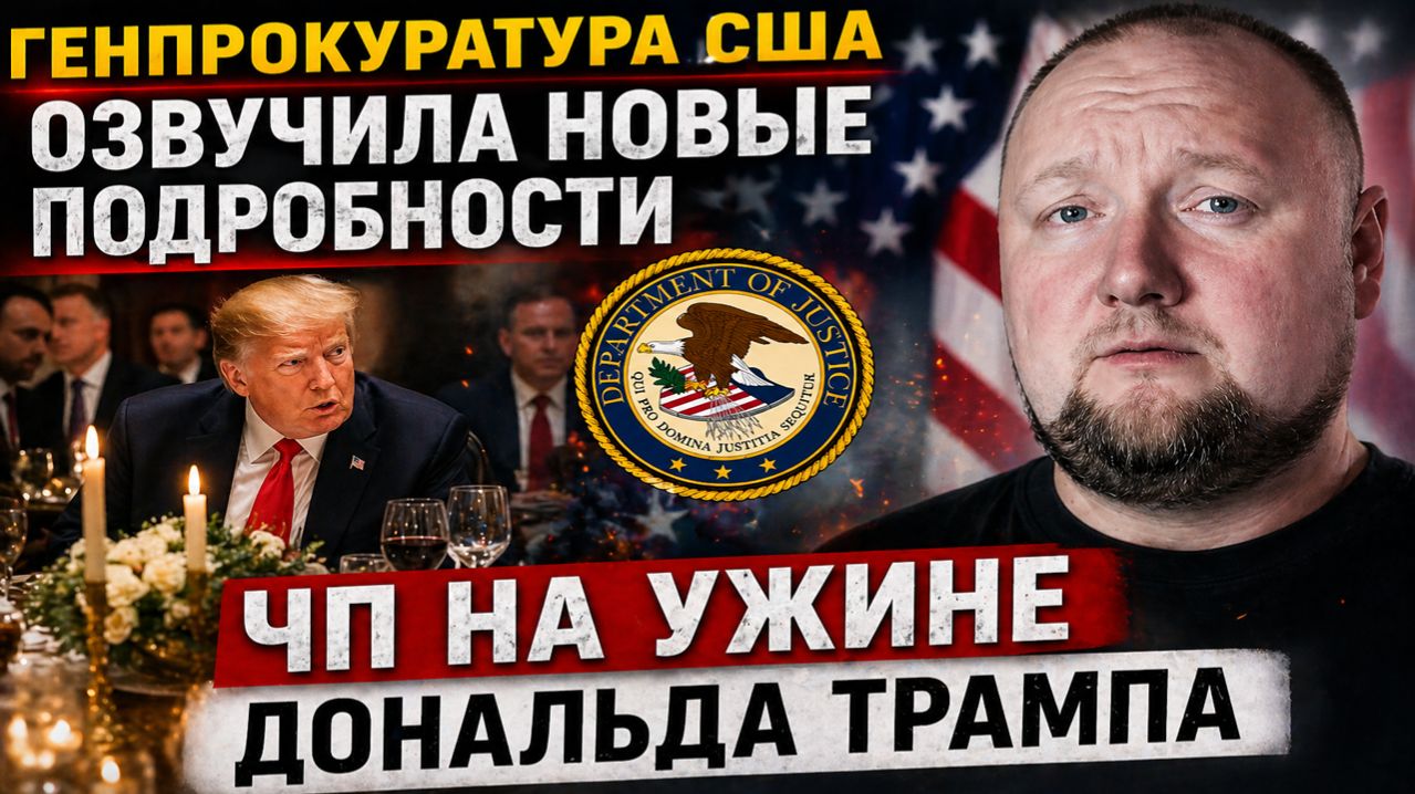 Генпрокуратура США озвучила новые подробности ЧП на ужине Дональда Трампа