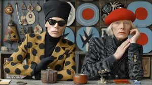 130. Видео об искусстве и моде с искусственным интеллектом За облаками - 4K