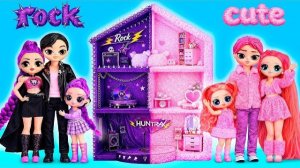 Строим Рок и Милый дом для Кейпоп Охотниц на Демонов! 12 Поделок для кукол L.O.L.