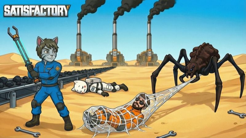 [SodaEffect]ЭТИ ТВАРИ МЕШАЮТ НАМ СТРОИТЬ ЗАВОД! Satisfacto [1080]