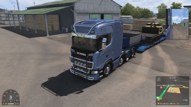 ETS2 рейс Вентспилс LV - Карлстад S
