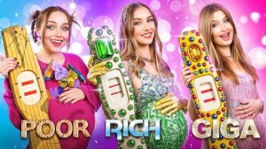 Богатая vs Бедная vs Гига Богатая Девушка Становится Мамой! Мы Попали в Элитную Больницу