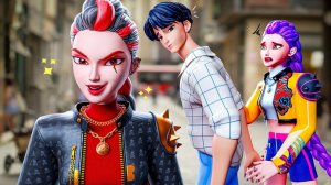 У РУМИ ЕСТЬ СЕСТРА-БЛИЗНЕЦ! K-Pop Охотницы на Демонов Huntrix анимация