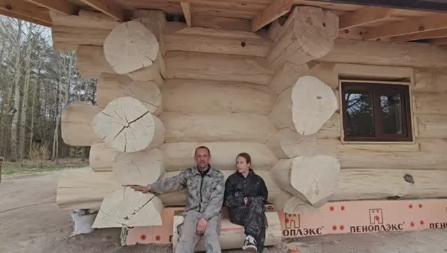 На хутор съехались гости из разных областей Установка окон в срубе Печь заняла свое место