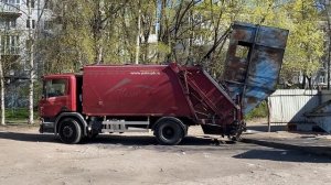 #мусоровоз #trashtruck #техника #мусор #контейнер #trash #truck #грузовик #спец #garbage #балтика