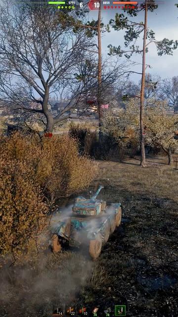 EBR 75 FL 10 - 6 Фрагов 5.1K DMG • #wot #EBR75FL10 #миртанков