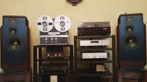 Denon DP-59L. Ortofon MC Rondo Bronze. EAR-834P Deluxe. Rotel RA-1060. Revox Agora B MKII.