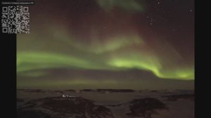 Антарктида .Южное сияние.