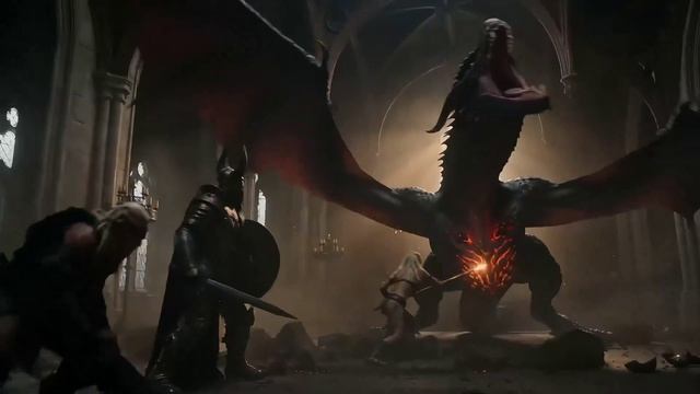 Gothic Dragon Battle Video Prompt: Seedance 2.0