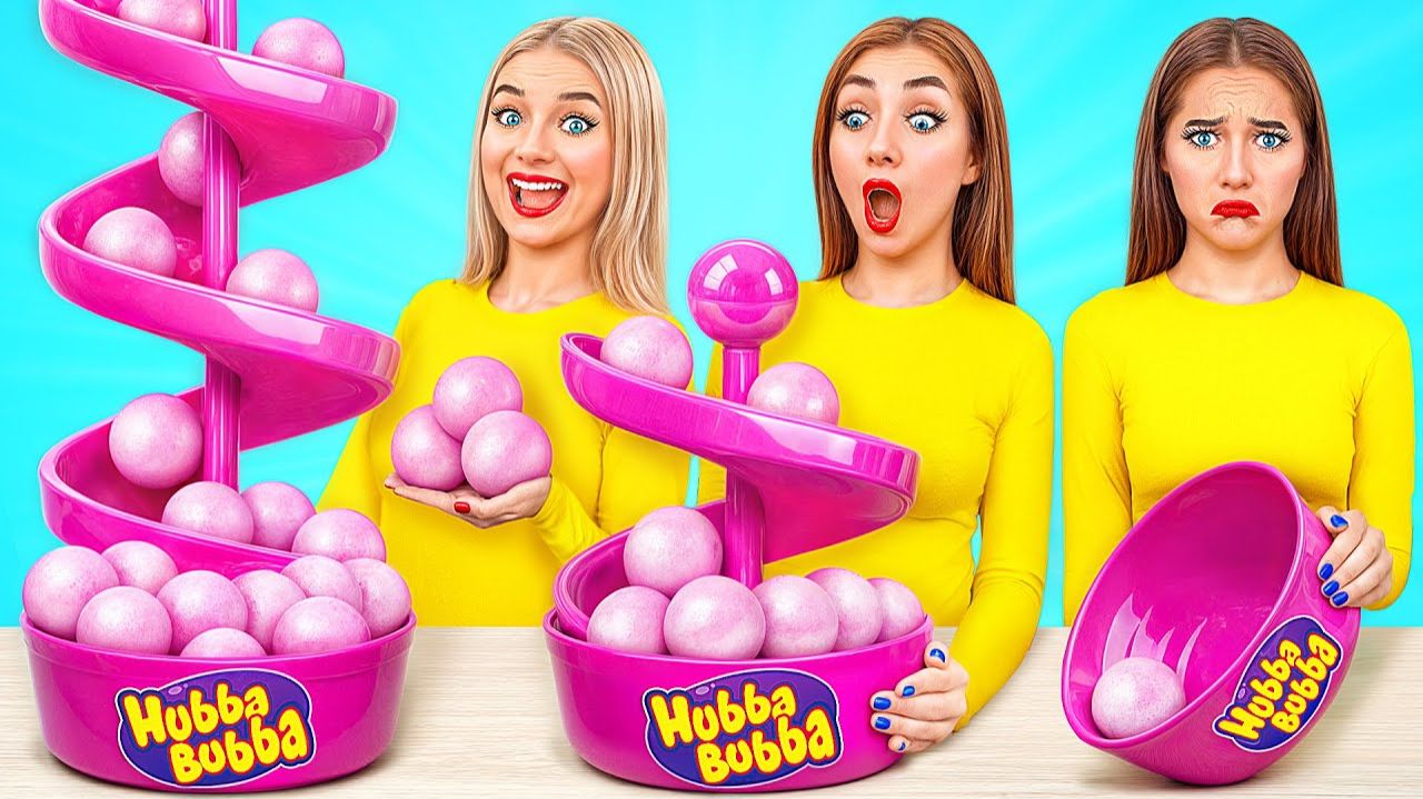 100 Слоев Еды Челлендж  Смешные Кухонные Войны от Bubba DO Challenge