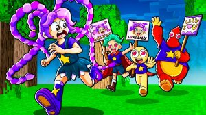 ТОЛПА ФАНАТОВ ПРЕСЛЕДУЕТ ЛИЛИ ЛАВБРЕЙДС В МАЙНКРАФТ