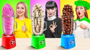 Кулинарный Челлендж# Уэнсдей Против Бабушки # Съедобная Битва от Bubba DO Challenge