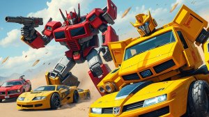 Машинки-роботы, трансформеры