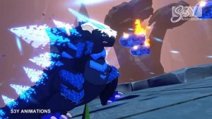 Super Baby Godzilla, Kong vs. Mecha-King Ghidorah  – Animation 21