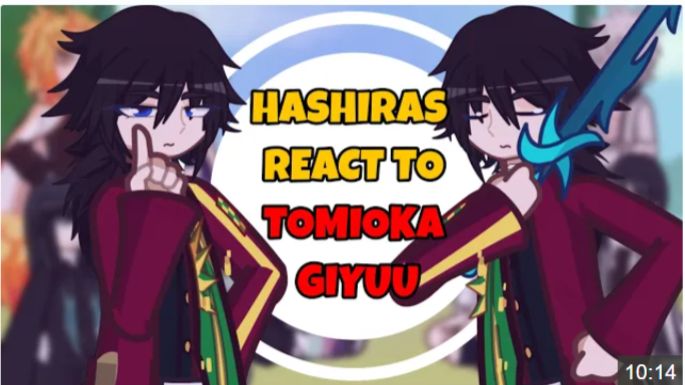 ✩ 𝄁 Hashiras React To Tomioka Giyuu 𝄁 Gacha React 𝄁 ✩
