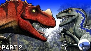 Цератозавр vs Блю | Анимация часть 2 (перезалив с Ютуба )