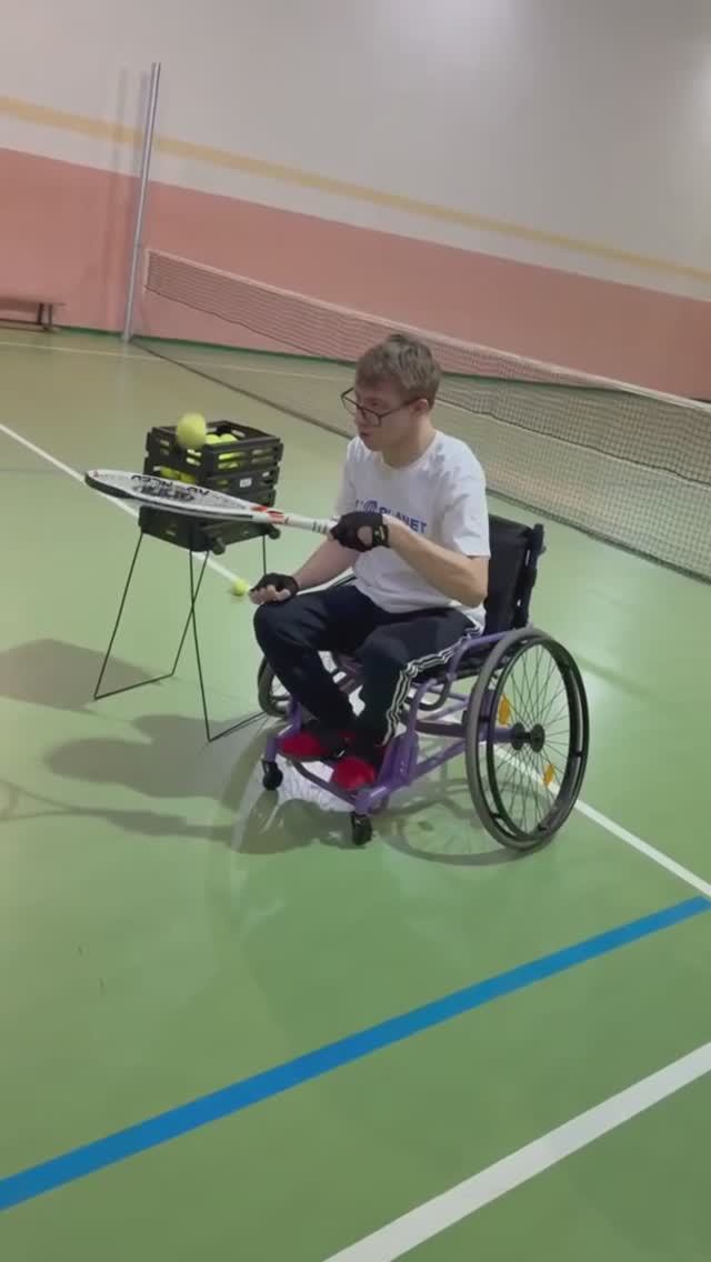Теннис на колясках Илья Ортин клип №31
