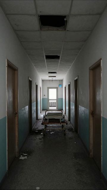 Забытые душами коридоры: пустота и отчаяние #заброшенные #больница