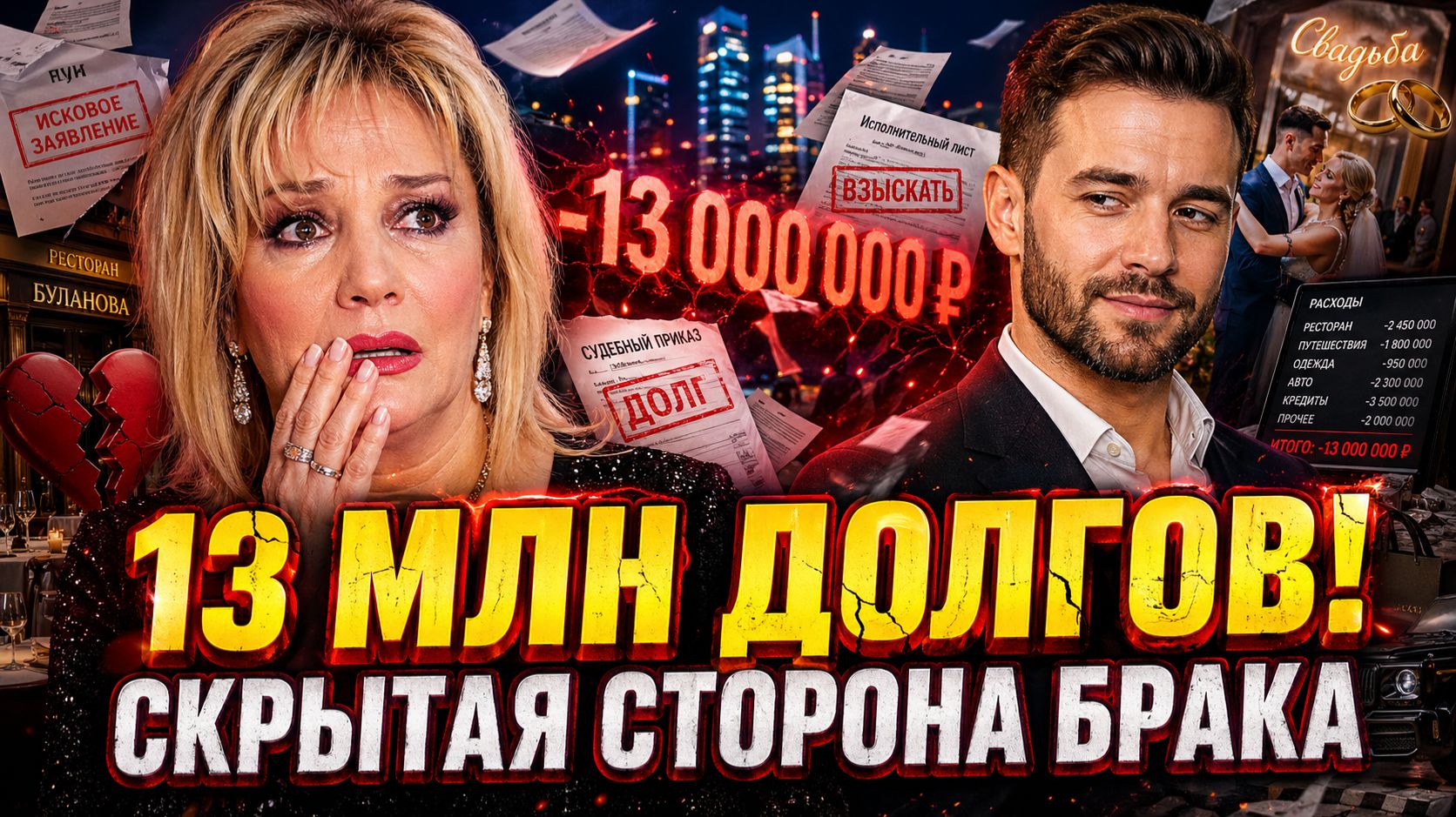 Молодой муж вогнал Татьяну Буланову в 13 миллионов долгов! Скрытая сторона неравного брака