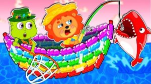 Маша и Леопольд. Лодка из бутылок - Мультик для детей - Lion Family на русском