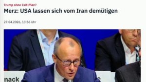 🇮🇷🇩🇪🇺🇸 Мерц: Иран унижает США, которые не знают, как выйти из войны