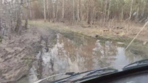 По бездорожью в лес! УАЗ-Буханка по грязи! Полный привод