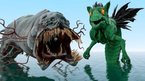 НОВОЕ МОРСКОЕ ЖЕЛЕЗНОЕ ЧУДОВИЩЕ ПРОТИВ НОВОГО МОРСКОГО КОНЬКА И ДРУГИХ ОБИТАТЕЛЕЙ ОКЕАНА