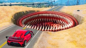 СМОЖЕТ ЛИ СУПЕРКАР ПЕРЕЛЕТЕТЬ ОГРОМНУЮ ЯМУ ПОЖИРАТЕЛЬ В ГТА 5_ ЭКСПЕРИМЕНТ В GTA 5