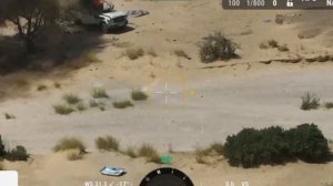 Уничтожение бойцами Африканского Корпуса пикапа с террористами выстрелом из РШГ в районе н.п. Гао.