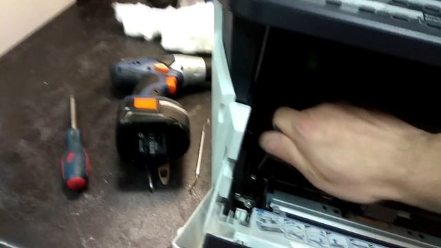 Kyocera застряла бумага | Наполовину